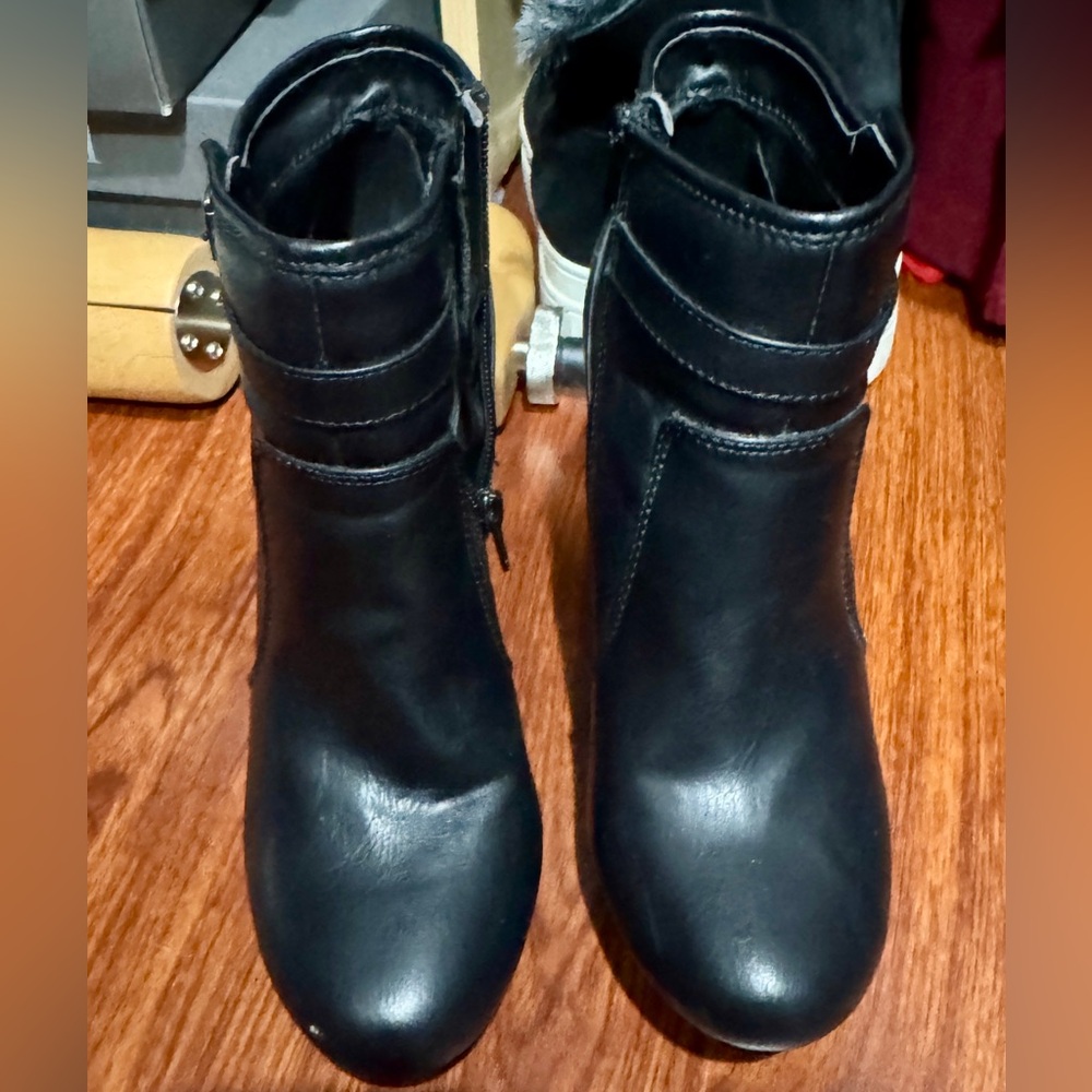 Madden Girl Black Ankle Boots